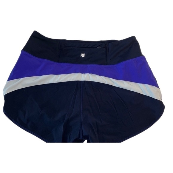NWOT Althleta Color Block Running Shorts ZIP POCKET DRAWSTRING Size M - Picture 15 of 15
